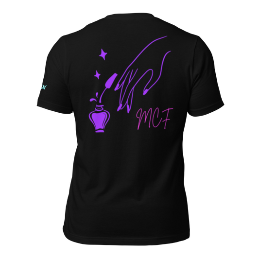 T-Shirt MCF | Collezione Retrowave Neon | Estetica Synthwave Vaporwave Anni '80 | Design Esclusivo KALAY